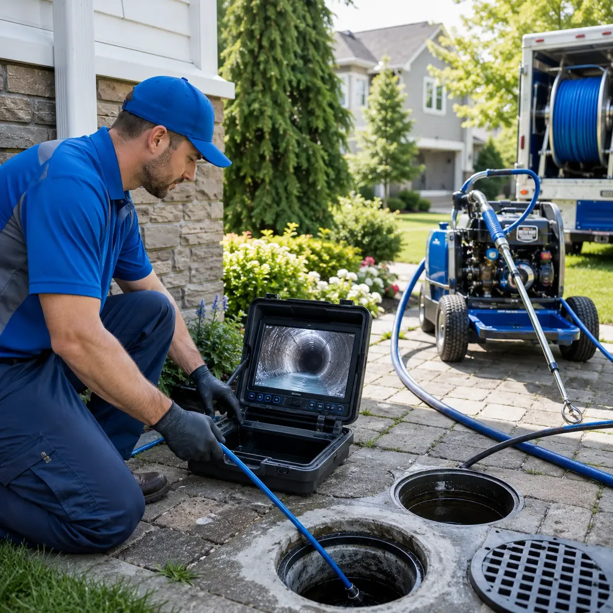 Outdoor drain cleaning professionals serving Dundee, MI