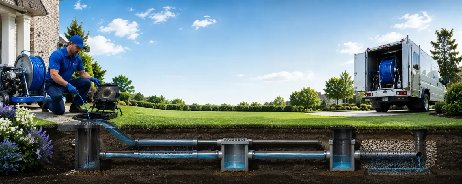Outdoor drain cleaning information for Dundee, MI